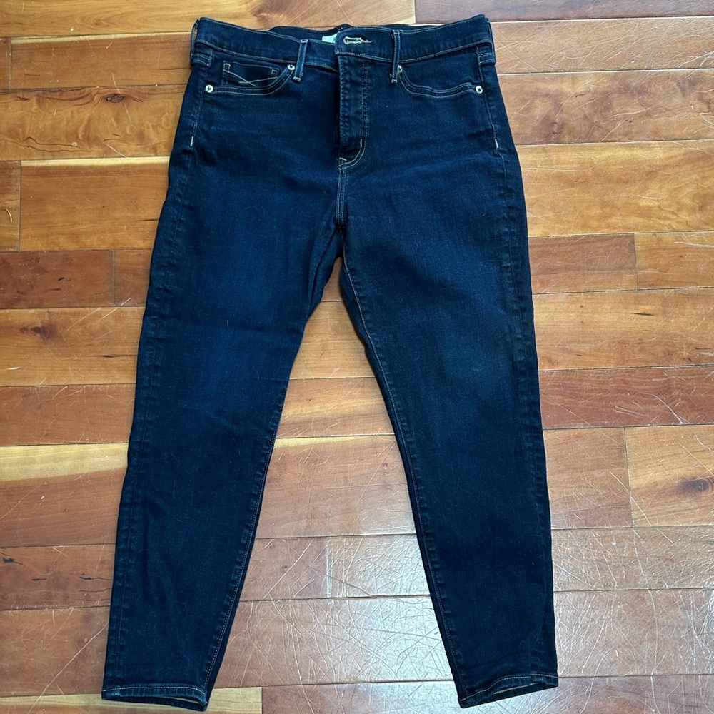 Revolution Dark Blue Women's Ankle Jeans
